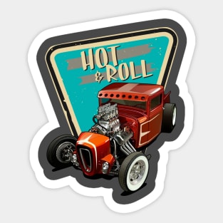 Hot Rod Sticker